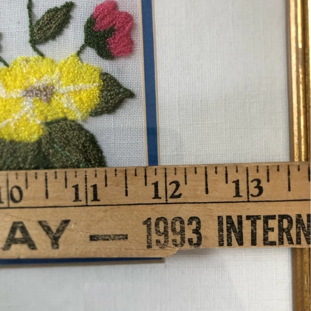 Embroidered 'Home Sweet Home' Framed Art - Picture 12 of 16